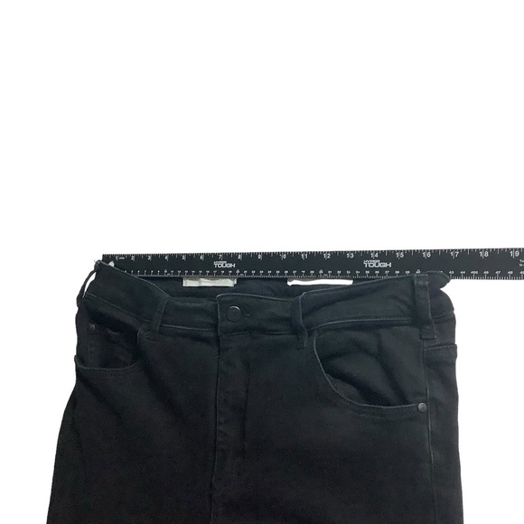 Pilcro & the Letterpress Jeans Sz 33L High Rise Bootcut Black - Picture 3 of 7